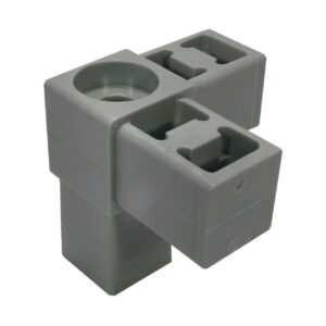 1" 3-Way Caster Plug Connector