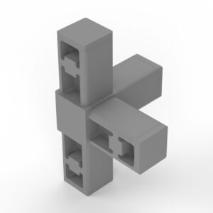 3/4" 4-Way Corner Connector